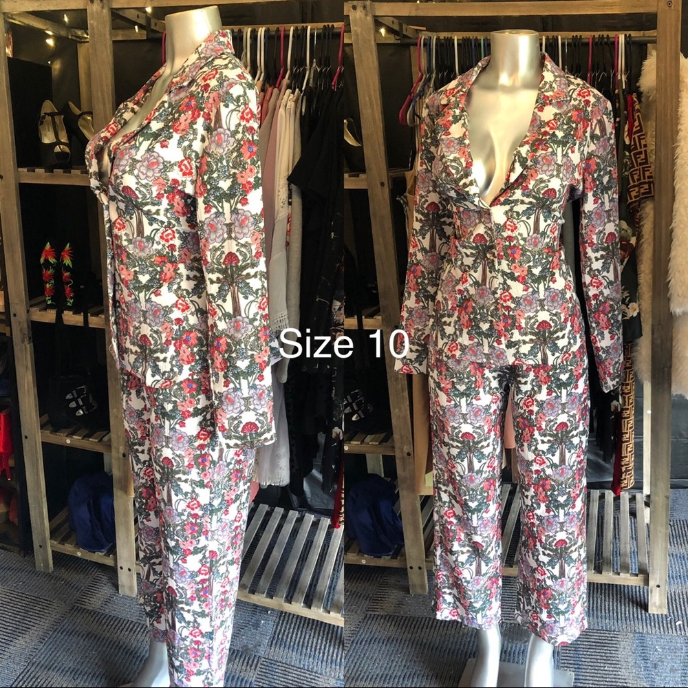 Floral Pant Suit